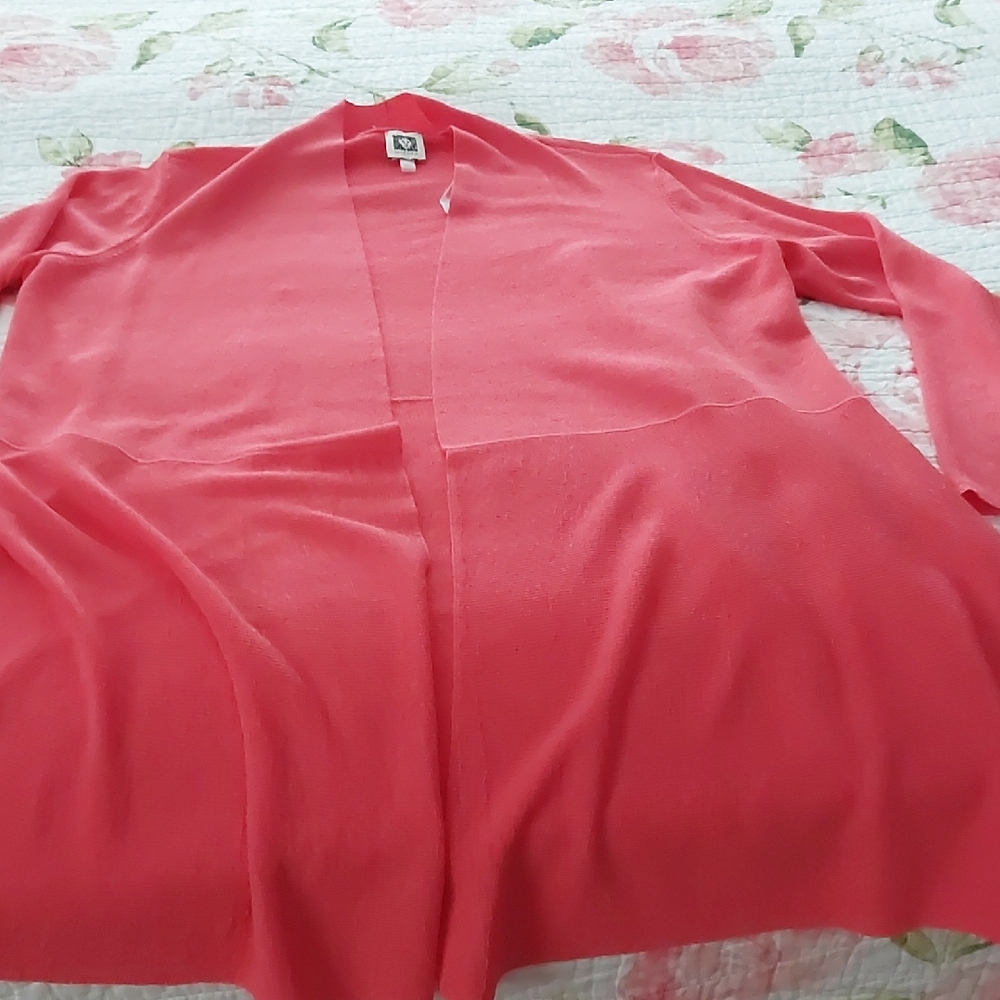 Anne Klein Vibrant Pink Cardigan